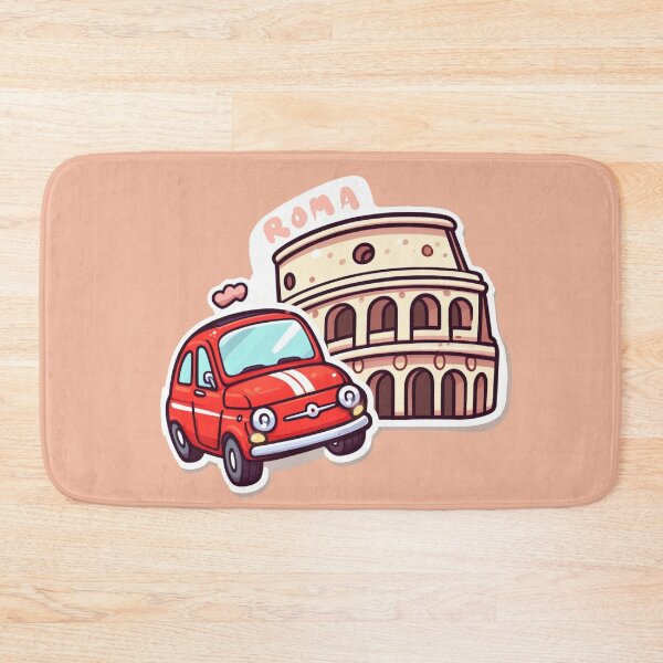 Item preview, Rome Colosseum and Car | Italy Travel designed and sold by Covo Studio.