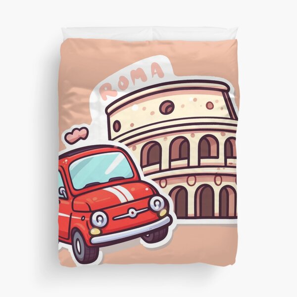 Coliseo de Roma y Coche | Viajes a Italia Funda nórdica