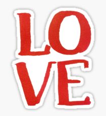 LOVE Brush Sticker
