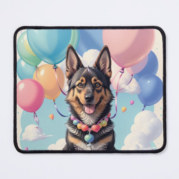 Item preview, Adorable German Shepherd beautiful colorful artwork designed and sold by Tio-Tecun.