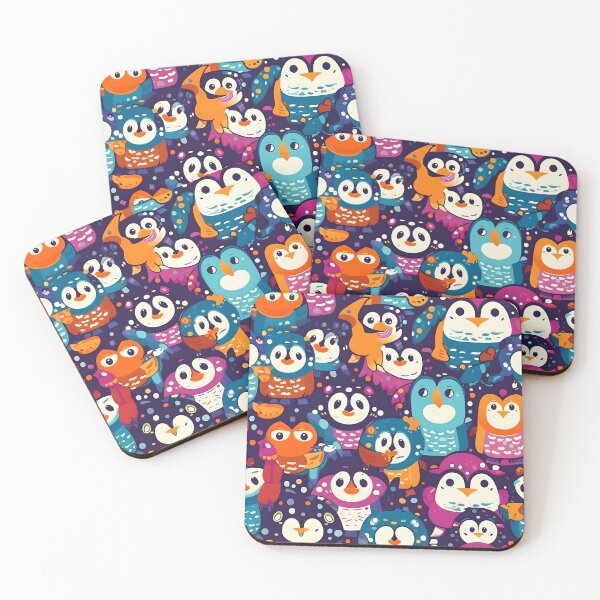 Item preview, Wild Parade of Penguins designed and sold by aurahealing.