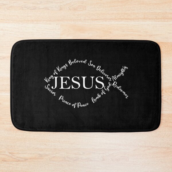 Item preview, Jesus Fish Ichthys White designed and sold by MarigoldandLily.