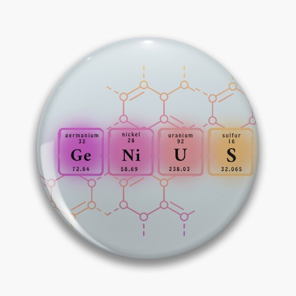 Item preview, Genius Chemistry Funny Mendeleev designed and sold by ArtAi91.