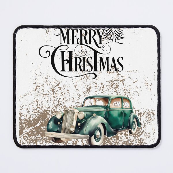 Item preview, Vintage Christmas and green car. designed and sold by esao.