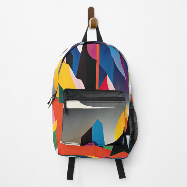 Item preview, Explore "Simplistic & Minimalistic Alps" with Bauhaus Flair and Vivid Colors designed and sold by ArtificialGenes.