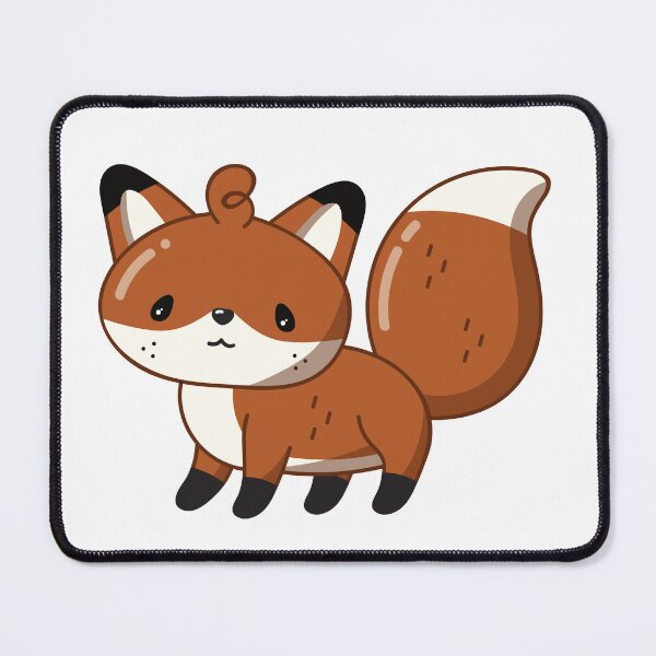 Item preview, Cute little fluffy fox designed and sold by yabaprints.