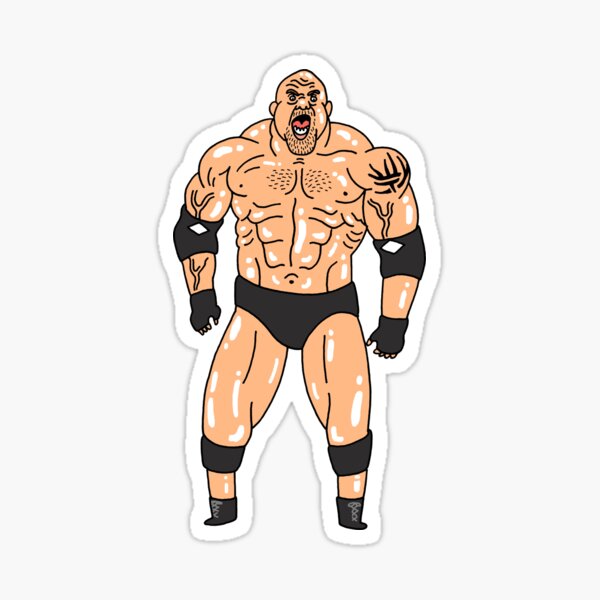 Bill Goldberg Wrestling Sticker decal NEW 5x4 World Championship Wrestling WWE 