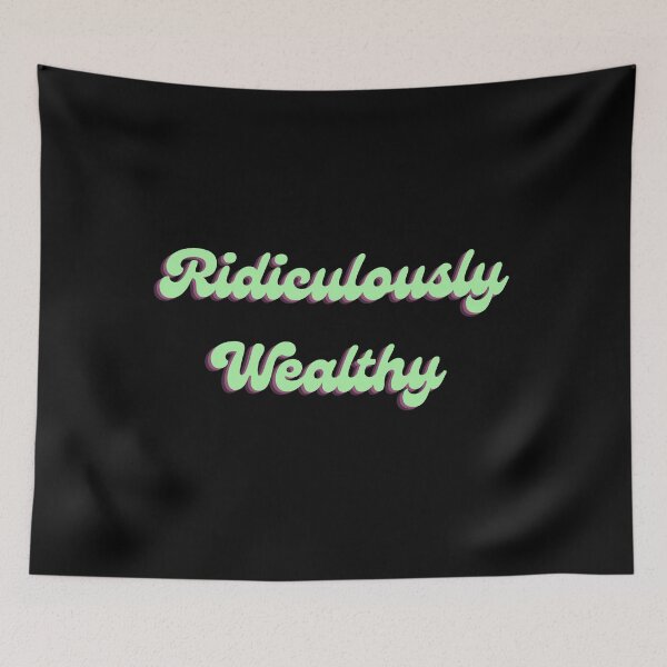 Item preview, Ridiculously Wealthy Hoodie designed and sold by Swooncake Press.