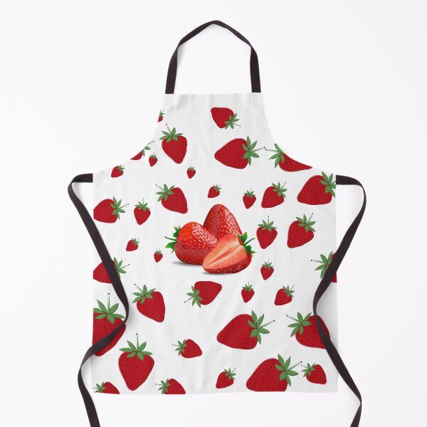 Item preview, Cute seamless pattern strawberry A Line Dress designed and sold by Cuteanimecorner.