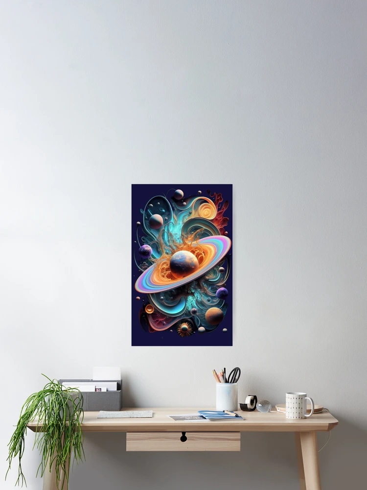 Thumbnail 2 of 3, Poster, Space Control designed and sold by Rostislav Tarasenko.