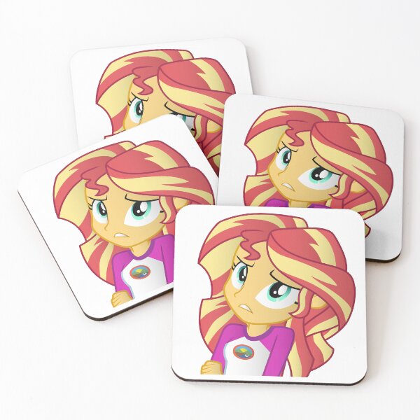 Aperçu de l'œuvre Sunset Shimmer Equestria Girls sourit avec un regard sévère créée et vendue par Diamanths.