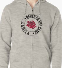 Never be the same - Camila Cabello (Rose) Zipped Hoodie
