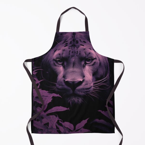 Item preview, mountain lion in a Leaf Jacquard purple designed and sold by Kirollos9.