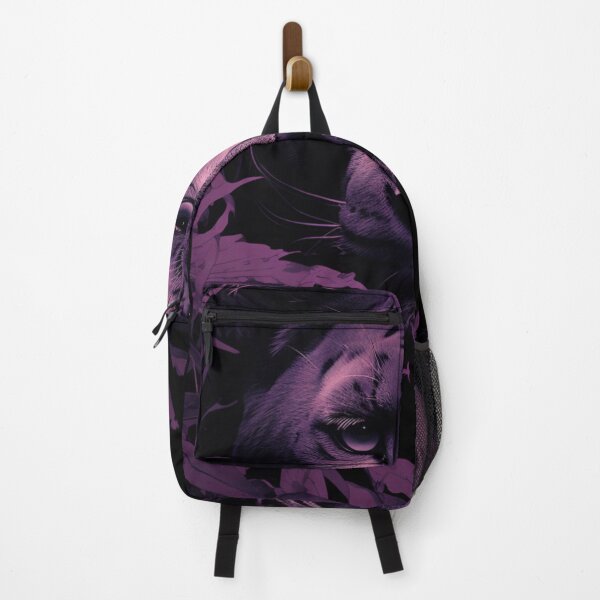 Item preview, mountain lion in a Leaf Jacquard purple designed and sold by Kirollos9.