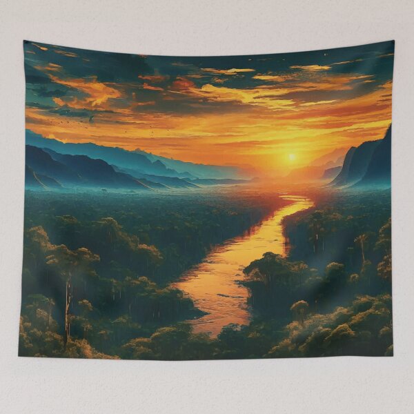 Item preview, Amazon Rainforest at Sunset designed and sold by badguyduh.