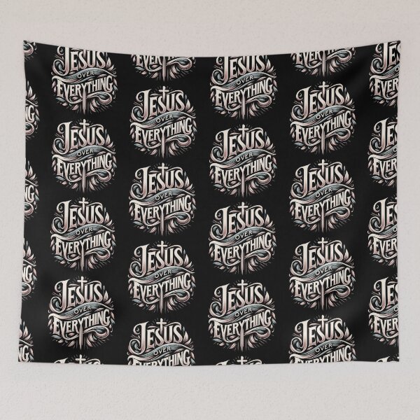 Item preview, Jesus Over Every Thing Design For Christians designed and sold by SubtleSplit.