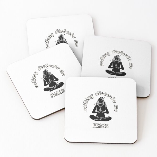 Item preview, Nothing Disturbs Me Peace Zen Meditation designed and sold by Quote Gallery.