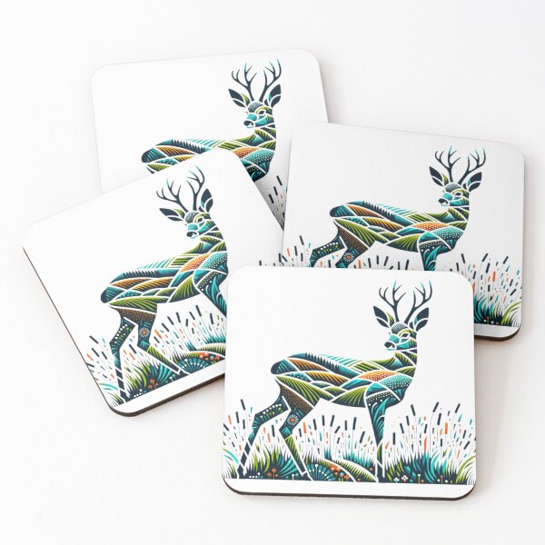 Item preview, Red deer designed and sold by FarbenFabel.