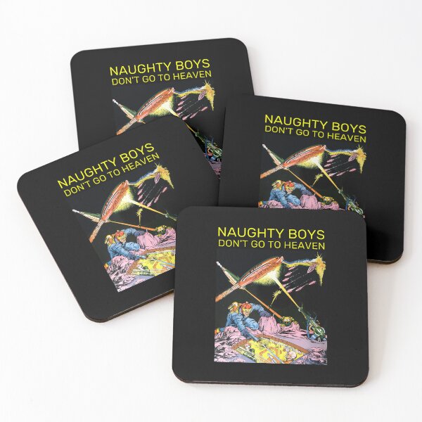 Item preview, Naughty boys do not go to heaven - Vintage sci fi comic art designed and sold by Alex Starcatcher.