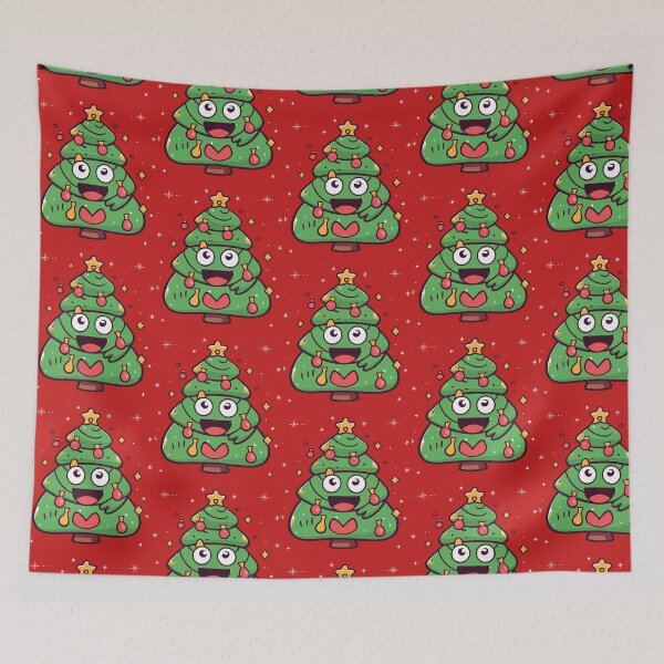 Item preview, Festive Xmas Tree Emoji T-Shirt: Meme-Worthy Holiday Spirit gift idea designed and sold by lemamis.