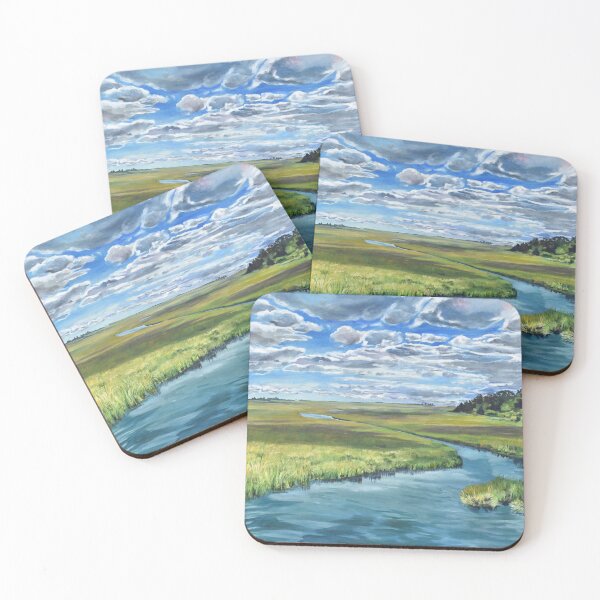Item preview, Salt marsh just before the rain designed and sold by Caroline  Hajjar Duggan.