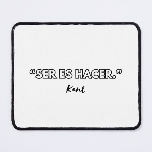 Item preview, Being is doing: an inspiring quote from Kant designed and sold by CachoGlorious.
