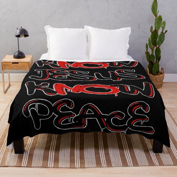 Item preview, Know Jesus know peace graffiti lettering designed and sold by J-KAP.