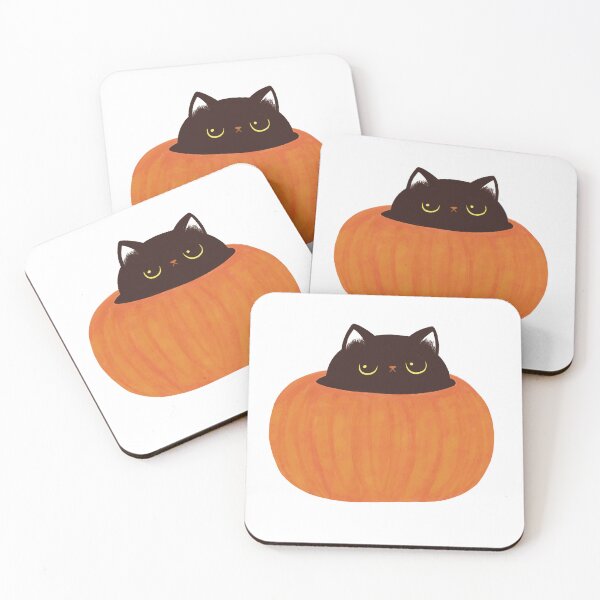 Item preview, Pumpkin Black Cat designed and sold by RoselynneClark.