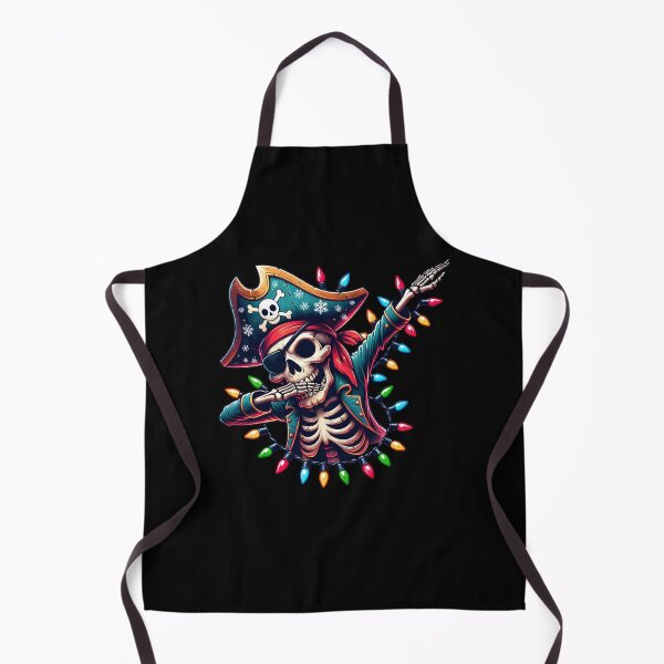 Item preview, Dabbing Skeleton Pirate Captain Christmas Lights Happy New Year Funny Birthday Party Dab Costume designed and sold by Moremonclub.