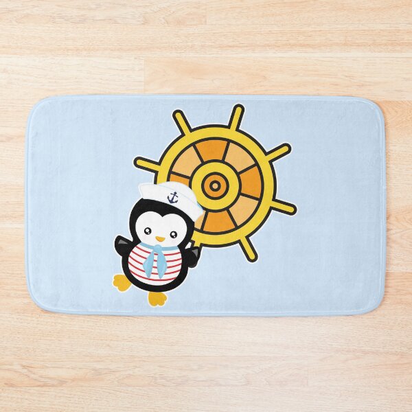 Item preview, Marine Ship Steering Wheel With Penguin designed and sold by franktact.