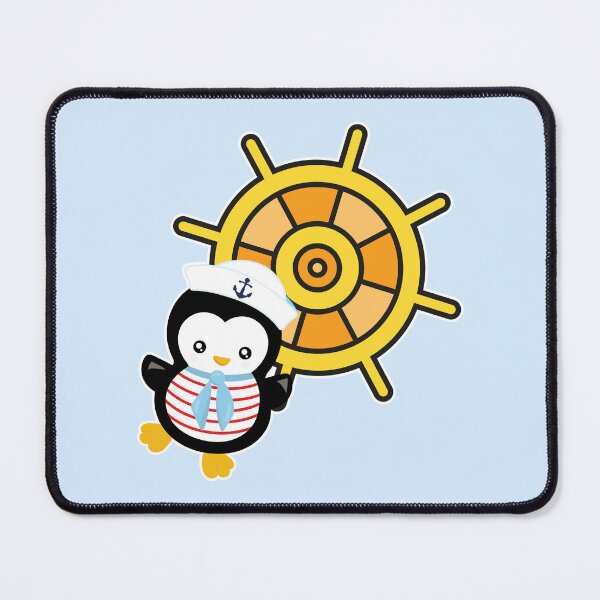 Item preview, Marine Ship Steering Wheel With Penguin designed and sold by franktact.