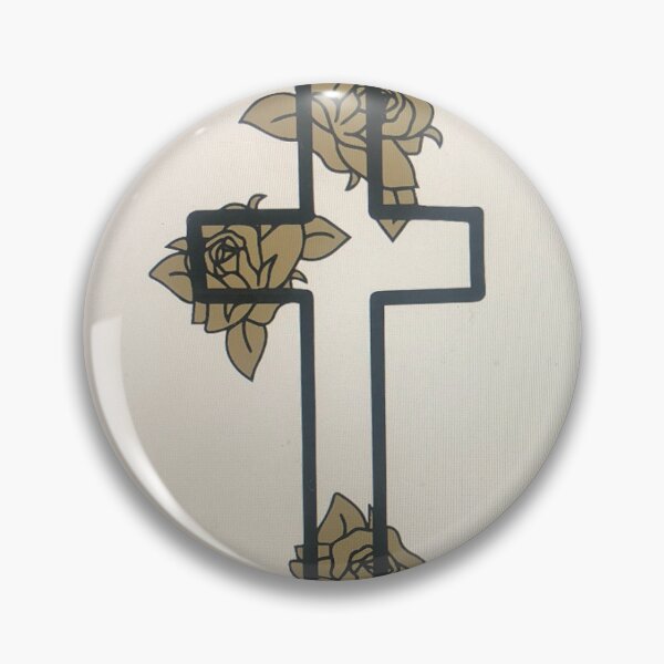 Item preview, It’s a cros with three roses to represent the trinity. designed and sold by hmillerart12.