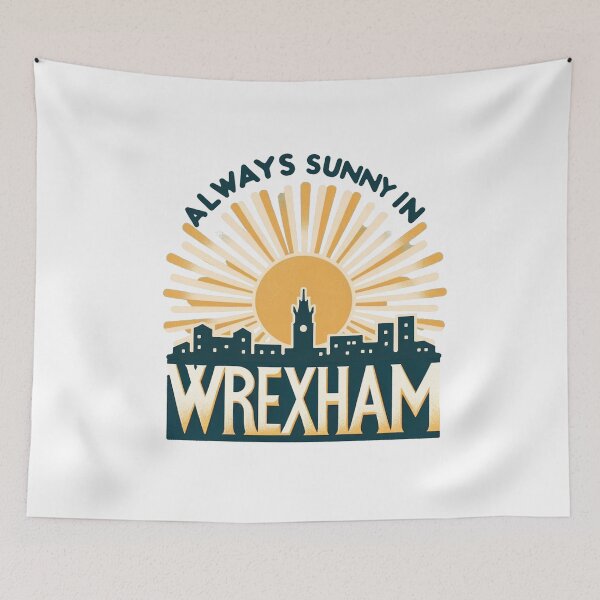 Item preview, Always Sunny in Wrexham designed and sold by Retro Travel Design.
