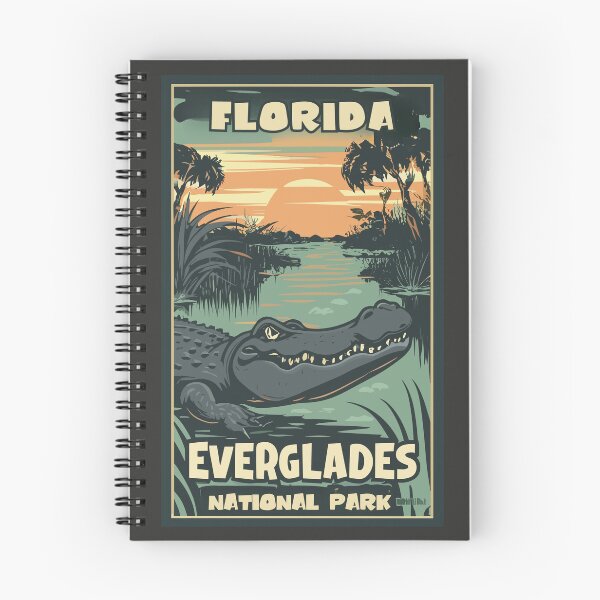 Item preview, A Vintage Travel Art of the Everglades National Park - Florida - US  designed and sold by GoodOldVintage.