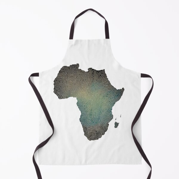 Item preview, Africa Map Finger Print designed and sold by HippyTees.