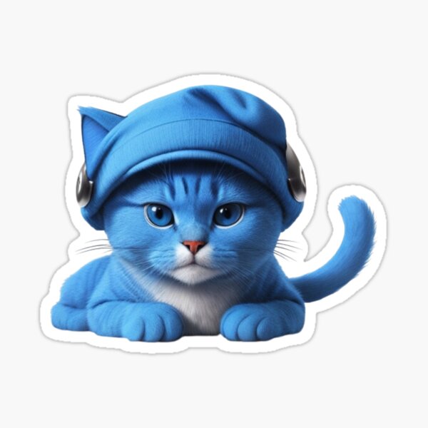 Smurf Cat Graphic · Creative Fabrica