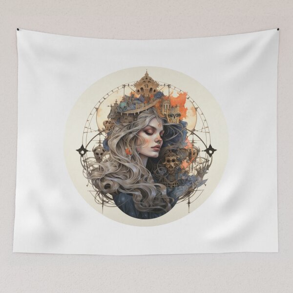 Item preview, Neo-traditional tarot, The World designed and sold by MendaciousMina.