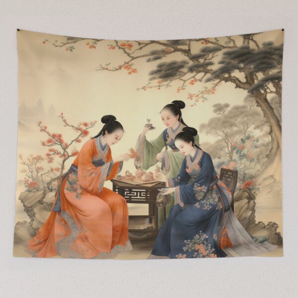 Item preview, Chinese Tea Party designed and sold by Bring Back Culture.