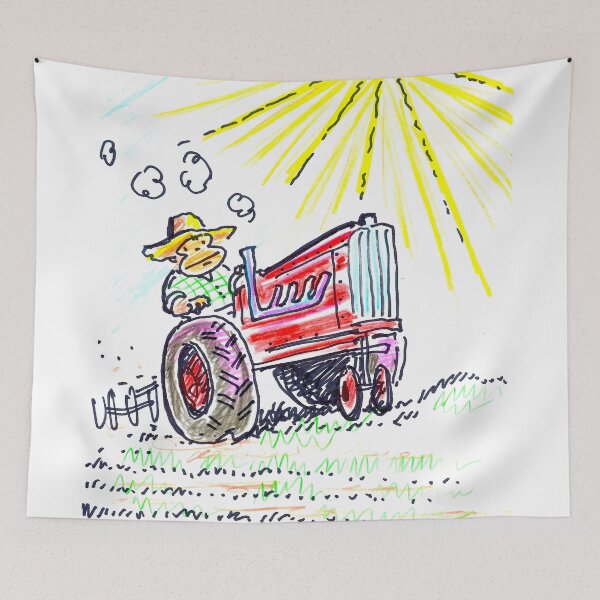 Item preview, Big Red Tractor Ape designed and sold by Walter Moore.