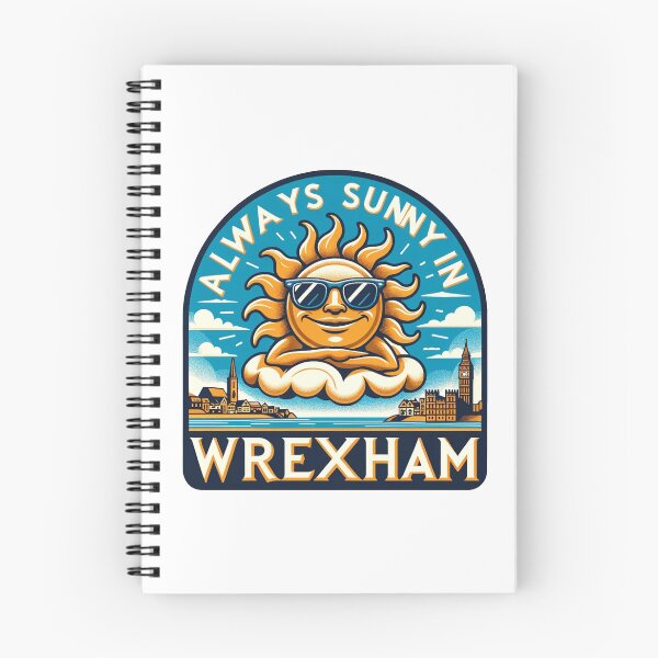 Item preview, Always Sunny in Wrexham - Lounging Sun designed and sold by Retro Travel Design.