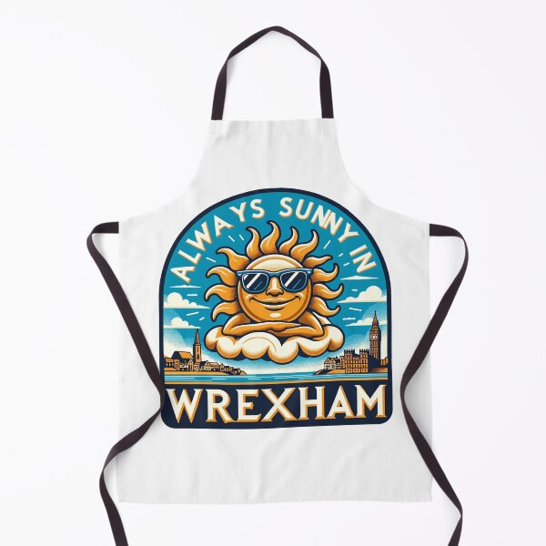 Item preview, Always Sunny in Wrexham - Lounging Sun designed and sold by Retro Travel Design.