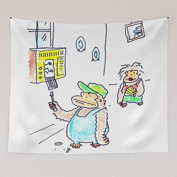 Item preview, Air Conditioner Repair Ape designed and sold by Walter Moore.