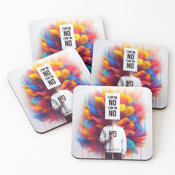 Item preview, I say No and No is No, let us all, with courage, say: No designed and sold by marccelusshop.