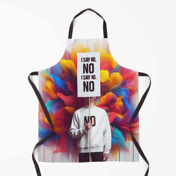 Item preview, I say No and No is No, let us all, with courage, say: No designed and sold by marccelusshop.