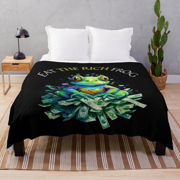 Item preview, Eat The Rich Frog. Funny Gifts For Frog Lovers 2/5 designed and sold by MatSatArt.