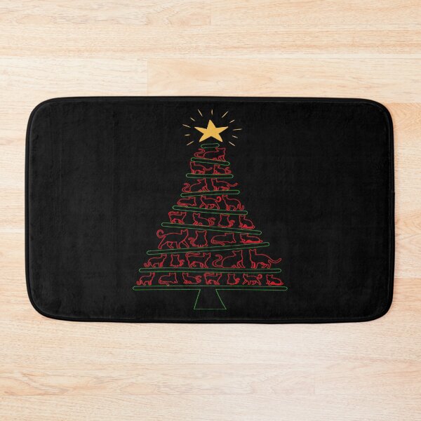 Artikelvorschau, Katzenliebhaber Niedliche und lustige Katzen-Drucke, Baum-Weihnachten entworfen und verkauft von momoworlddesign.