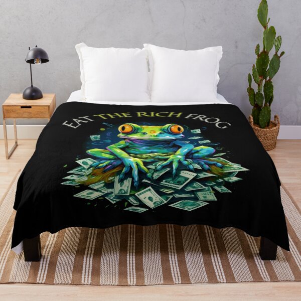 Item preview, Eat The Rich Frog. Funny Gifts For Frog Lovers 3/5 designed and sold by MatSatArt.