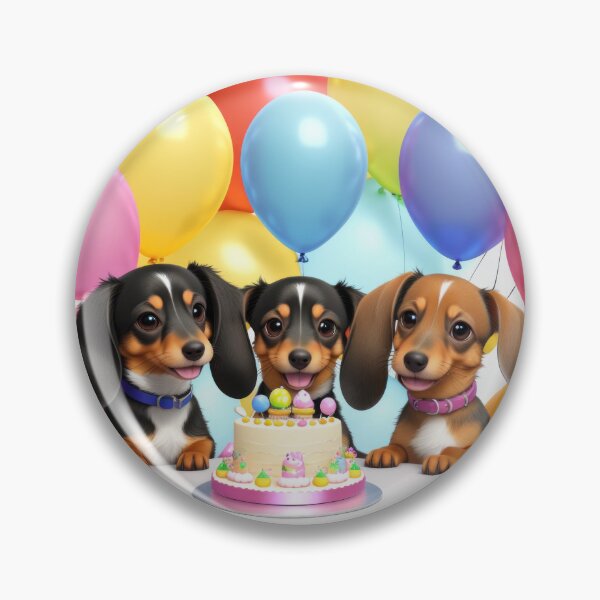 Item preview, Portrait adorable Dachshund dog beautiful fun birthday party designed and sold by Tio-Tecun.