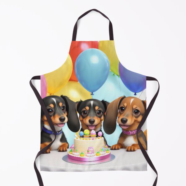 Item preview, Portrait adorable Dachshund dog beautiful fun birthday party designed and sold by Tio-Tecun.