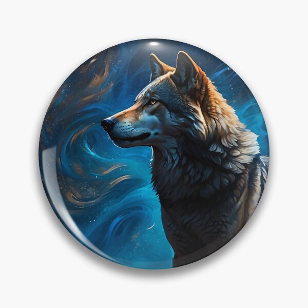 Item preview, Mystic wolf art work designed and sold by ZenStickConcept.